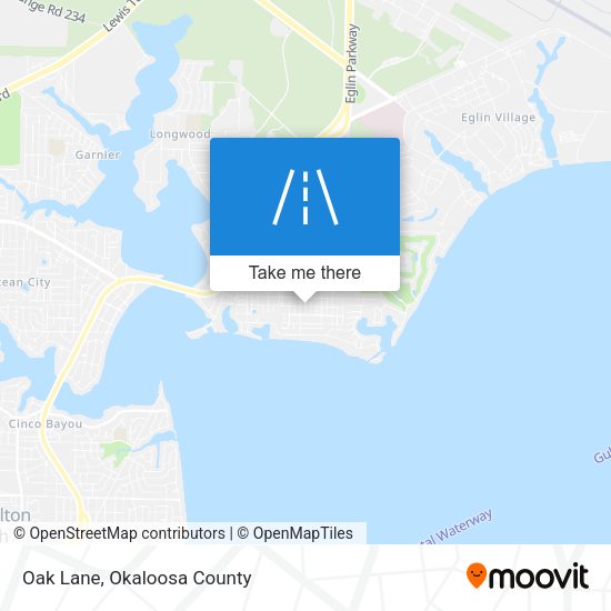 Mapa de Oak Lane