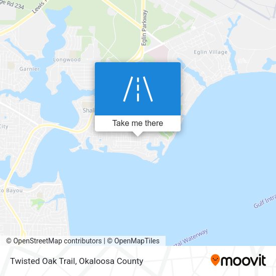 Twisted Oak Trail map