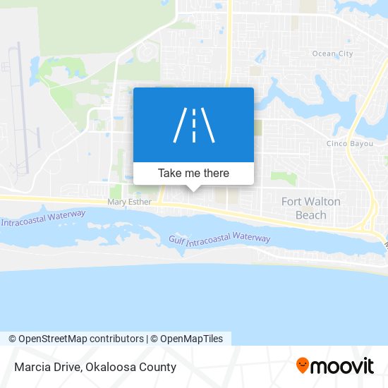 Marcia Drive map