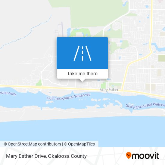 Mary Esther Drive map