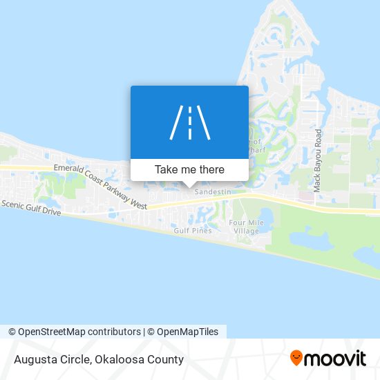 Augusta Circle map