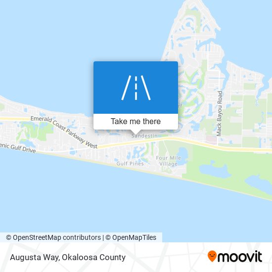 Mapa de Augusta Way