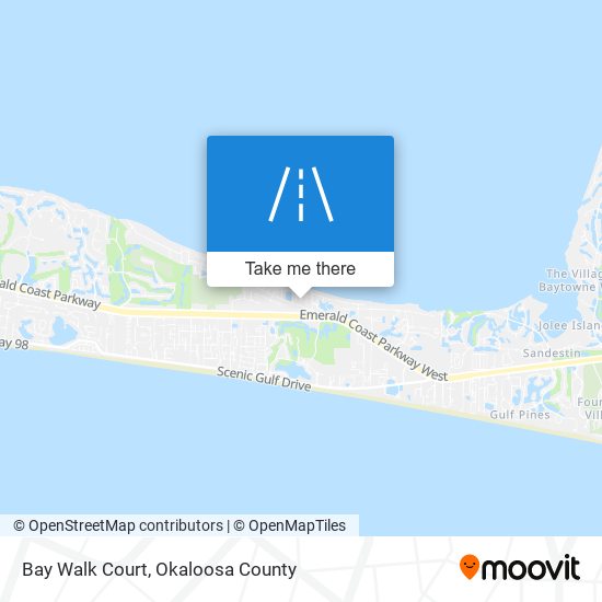 Bay Walk Court map