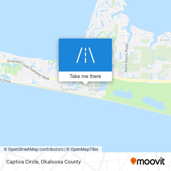 Captiva Circle map