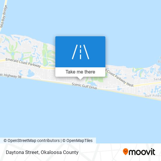 Daytona Street map