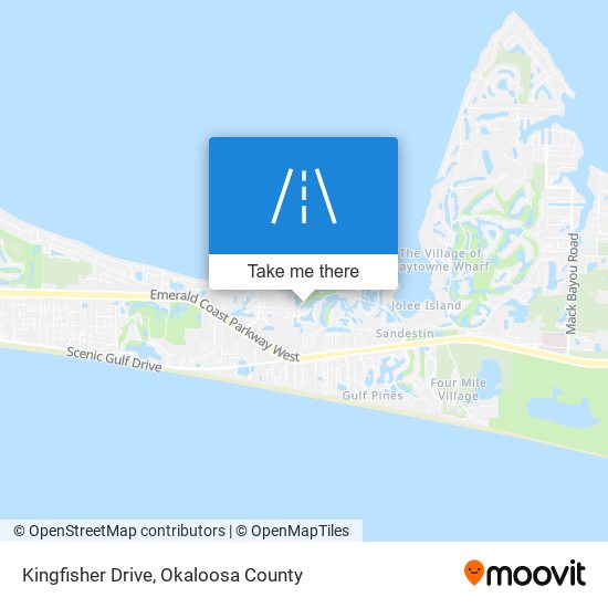 Kingfisher Drive map