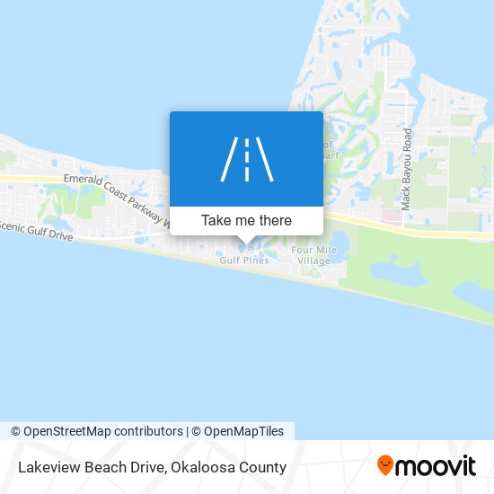Lakeview Beach Drive map