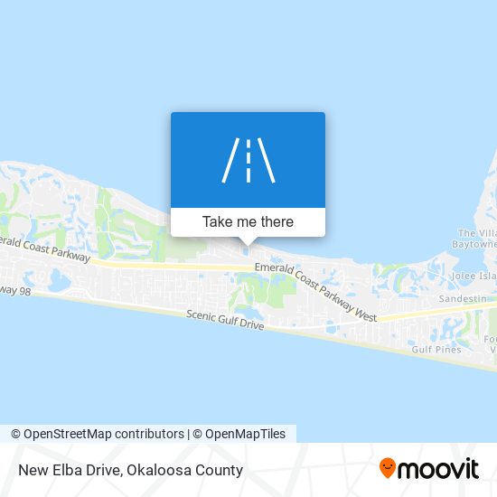 New Elba Drive map