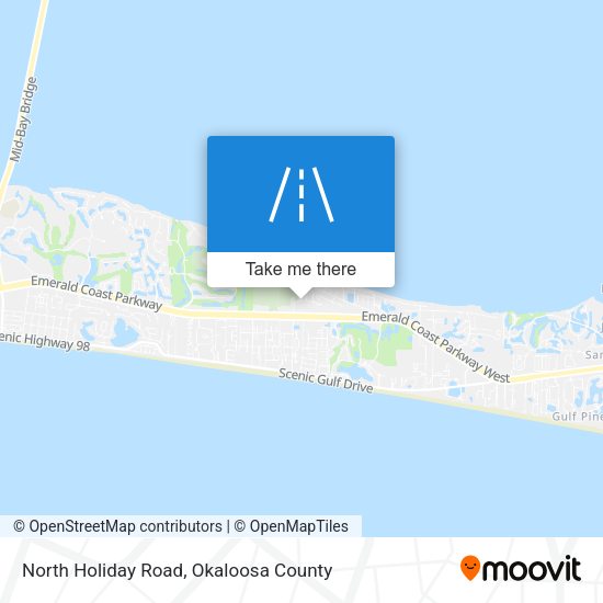 North Holiday Road map