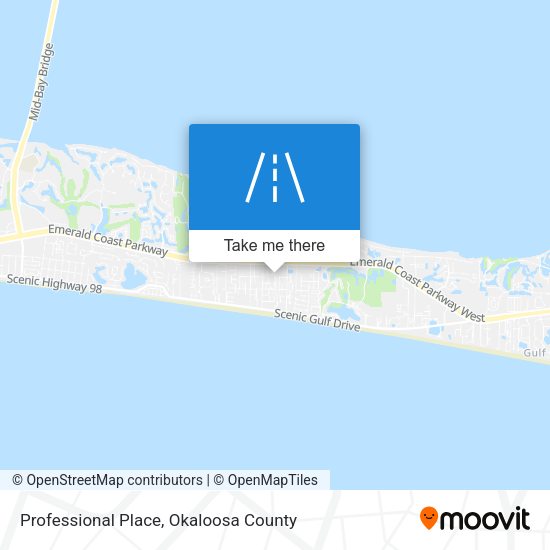 Mapa de Professional Place