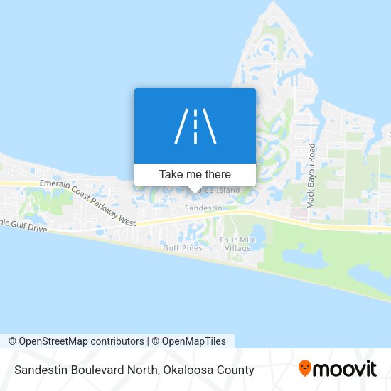 Mapa de Sandestin Boulevard North