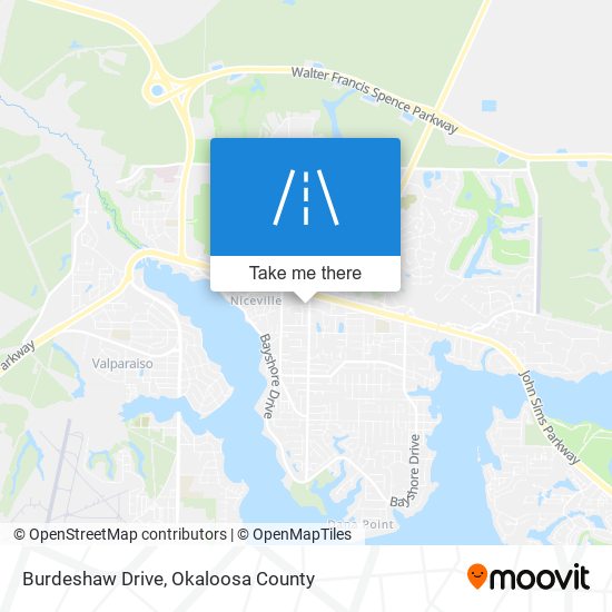 Burdeshaw Drive map