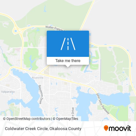 Coldwater Creek Circle map