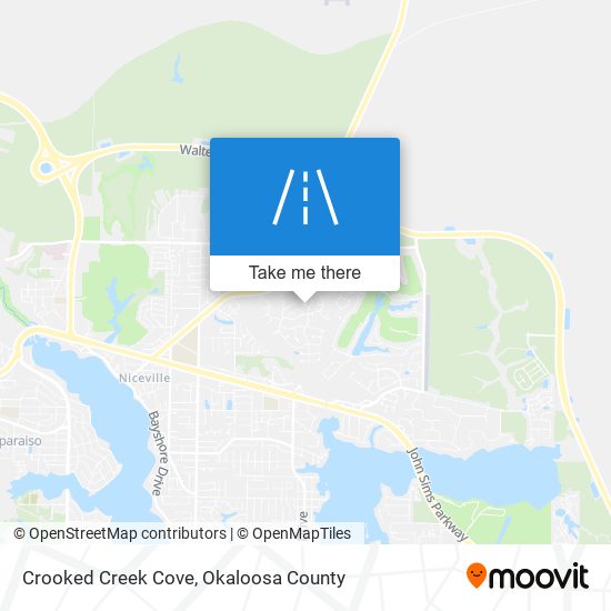 Crooked Creek Cove map