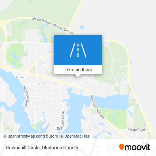 Mapa de Downshill Circle