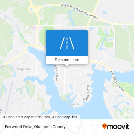 Fairwood Drive map