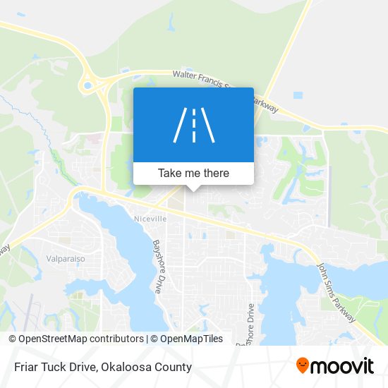 Friar Tuck Drive map