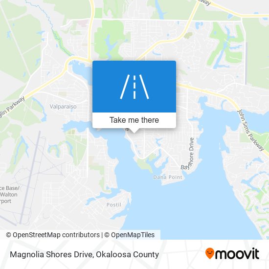 Magnolia Shores Drive map
