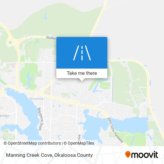 Manning Creek Cove map