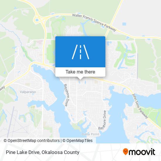 Mapa de Pine Lake Drive