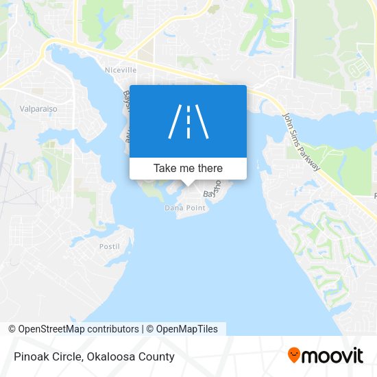 Pinoak Circle map