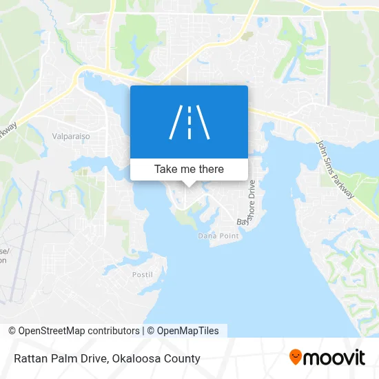 Rattan Palm Drive map