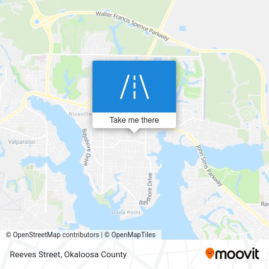 Mapa de Reeves Street