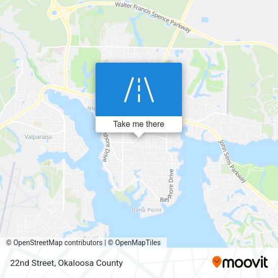 Mapa de 22nd Street