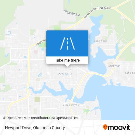 Newport Drive map