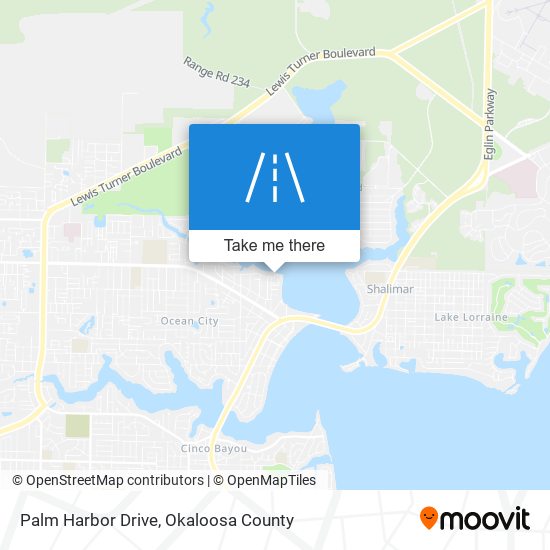 Palm Harbor Drive map