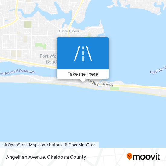 Mapa de Angelfish Avenue