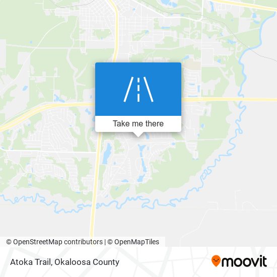 Atoka Trail map