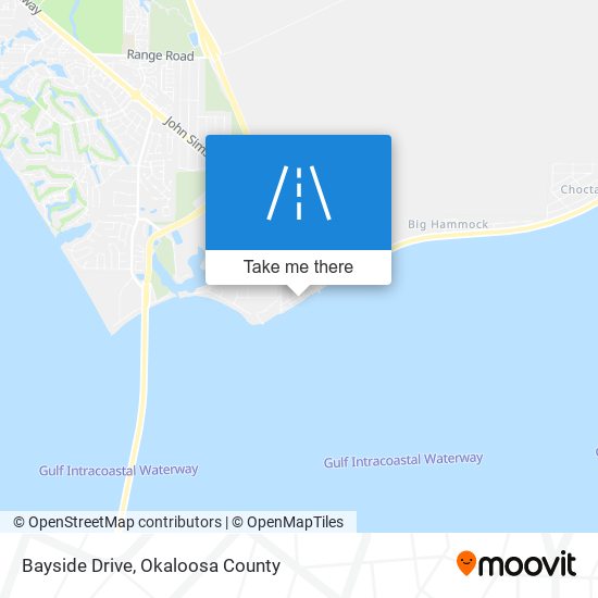 Bayside Drive map