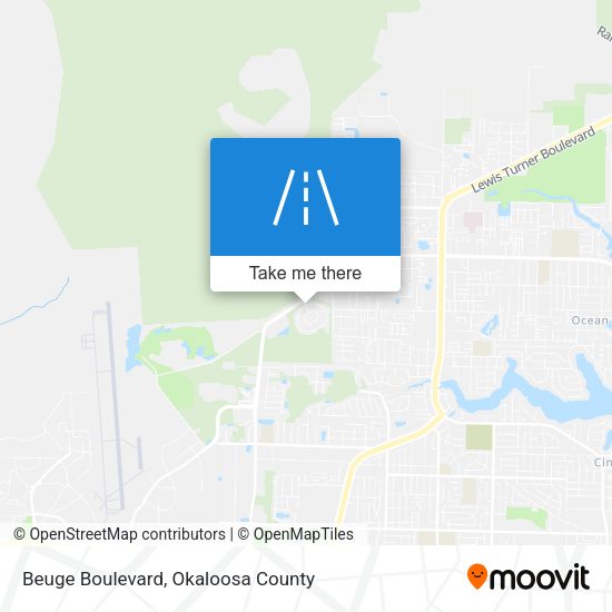 Mapa de Beuge Boulevard