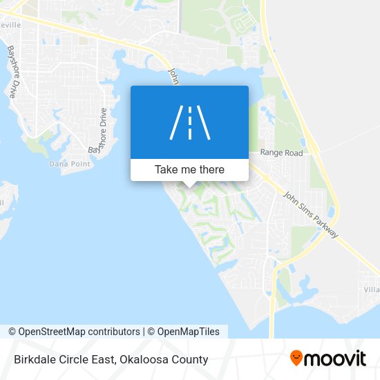 Birkdale Circle East map