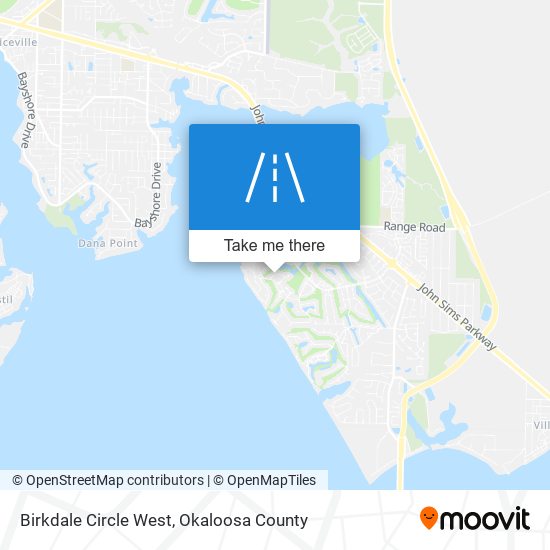 Birkdale Circle West map