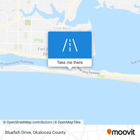 Bluefish Drive map