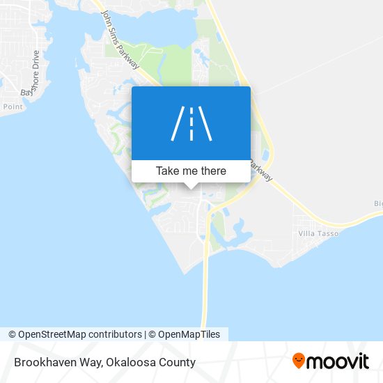 Brookhaven Way map