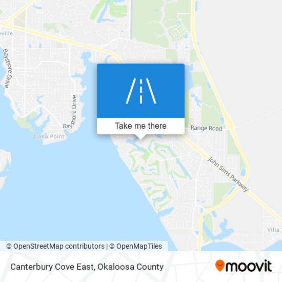 Canterbury Cove East map