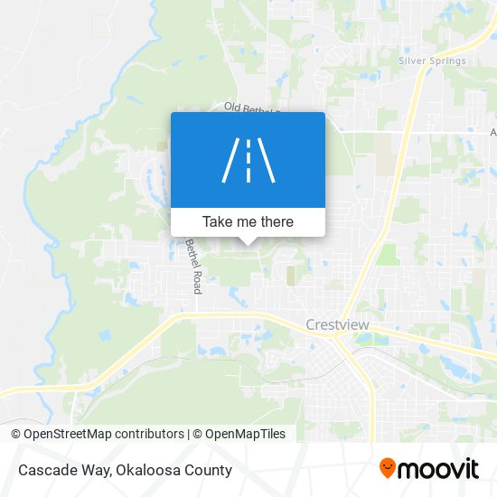 Cascade Way map