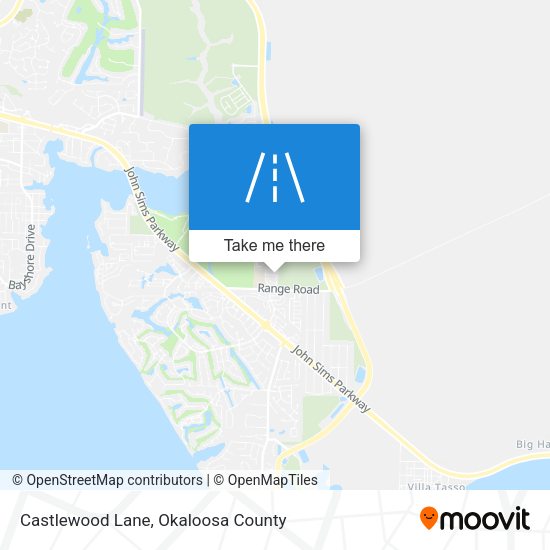 Mapa de Castlewood Lane