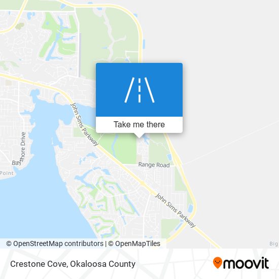 Crestone Cove map