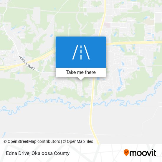 Edna Drive map