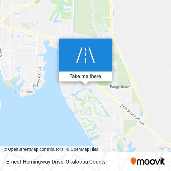 Ernest Hemingway Drive map