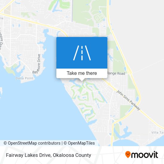 Fairway Lakes Drive map