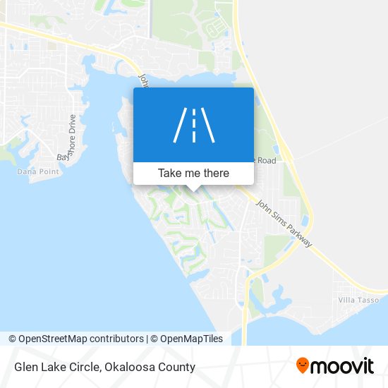 Glen Lake Circle map