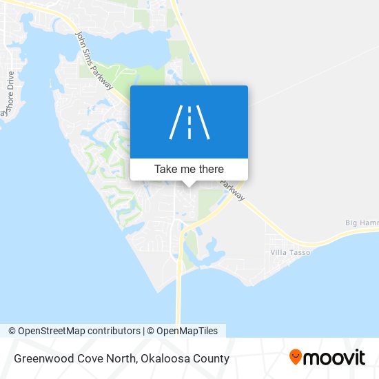 Greenwood Cove North map