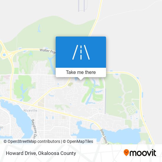 Howard Drive map