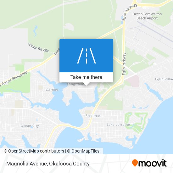 Magnolia Avenue map