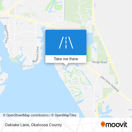 Oaklake Lane map